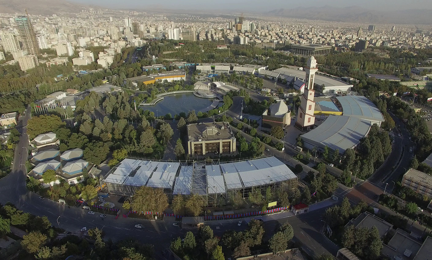 عکس هوایی نمایشگاه بین المللی تهران - انجمن برگزارکنندگان